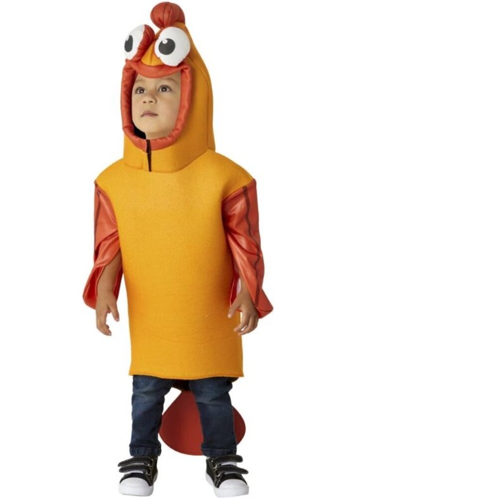 Toddler Baby Shark William Goldfish Halloween Costume 4T Orange Tunic 3 Pc Boys